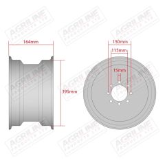 Wheel Rim 5.50 x 16 suitable for Fiat - 5102670