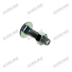 Metric Coach Bolt and Nut M12 x 50mm (Pack 10)