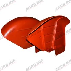Mudguard / Fender Set Dexta Super Dexta suitable for Ford &amp; Fordson -  957E16312A  957E16313C