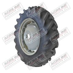 Wheel &amp; Goodyear Tyre Assembly LH 9 x 28 suitable for Ford &amp; Fordson -  