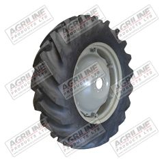 Wheel &amp; Goodyear Tyre Assembly RH 9 x 28 suitable for Massey Ferguson -  