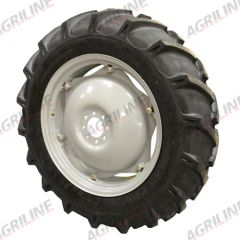 Wheel &amp; Tyre Assembly LH 9 x 28 suitable for Ford &amp; Fordson -  
