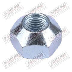 Cone Rear Wheel Nut (Silver) suitable for Massey Ferguson -  180004M1