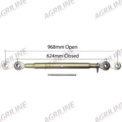 Top Link (Cat. 2/2) with Ball Ends suitable for Ford &amp; Fordson -  