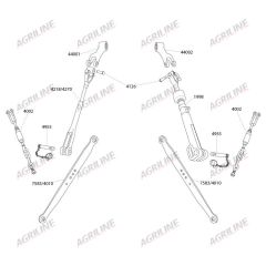 Link Arm UK Made suitable for Ford &amp; Fordson -  81826806  82002013  82023435