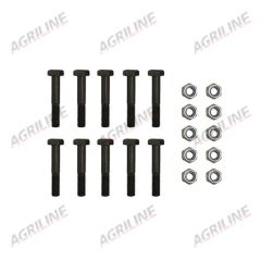 Implement Shear Bolts M10 x 60mm &amp; Nuts (Pack 10)