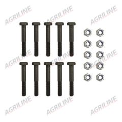 Implement Shear Bolts M10 x 70mm &amp; Nuts (Pack 10)