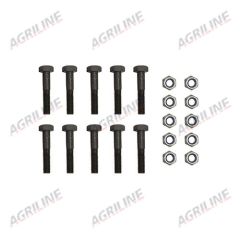 Implement Shear Bolts M10 x 55mm &amp; Nuts (Pack 10)