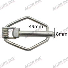 Safety Linch Pin: 8mm Ø x 57mm
