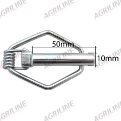 Safety Linch Pin: 10mm Ø x 58mm