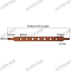 Drawbar suitable for Massey Ferguson -  829032M1