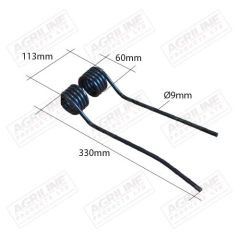 Tedder Tine Narrow LH (Blue)