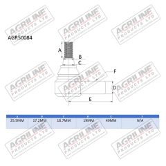 Track Rod End suitable for Ford &amp; Fordson -  81802877  C5NN3A302B