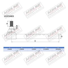 Track Rod End suitable for Massey Ferguson -  1807258M1
