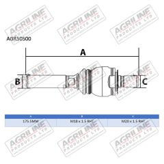 Steering Joint suitable for McCormick -  
