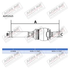 Steering Joint suitable for Ford &amp; Fordson -  