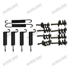 Brake Shoe &amp; Retaining Spring Kit suitable for Ford &amp; Fordson -  