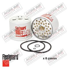 CAV Fuel Filter Fleetguard FF167A - 8 Pack suitable for Case International -  