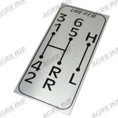 Gear Shift Plate Live PTO suitable for Ford &amp; Fordson -  