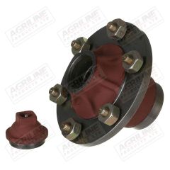 Front Wheel Hub with Studs, Nuts &amp; Cap suitable for Massey Ferguson -  826747M91  898085M91  180338M91
