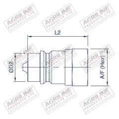 Quick Release Coupling 1/2&quot; BSP Male