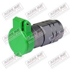 Spring Loaded Dust Cap - Green