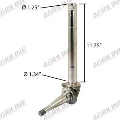 Spindle LH suitable for Ford &amp; Fordson -  81816577  C5NN3106D  C5NN3106R