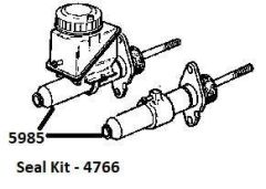 Brake Master Cylinder suitable for Massey Ferguson -  1682767M91  1682770M91