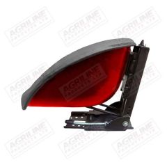 Bucket Style Mechanical Suspension Seat - Black / Red