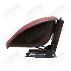 Bucket Style Mechanical Suspension Seat - Red / Black