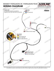 Dynamo To Alternator Conversion Kit suitable for Massey Ferguson -  