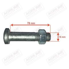 Rim To Disc Bolt suitable for Case International -  