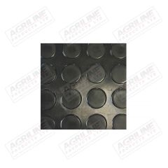 Penny Pattern Floor Matting Black