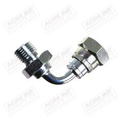 Hydraulic Adaptor 1/4" BSP Male - 1/4" BSP 90 Swept Female