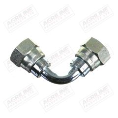 Hydraulic Adaptor 3/8" BSP Female - 3/8" BSP 90 Swept Female