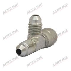 Hydraulic Tee Adaptor 9/16" JIC Male - 9/16" JIC Female - 9/