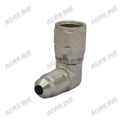 Hydraulic Adaptor 9/16" JIC Male - 9/16" JIC 90 Compact Fema