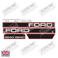 Decal Set - Ford 6640 suitable for New Holland -  81869731