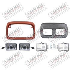 Grille Kit - Massey Ferguson 4200 / 4300 / 6200 / 5400 Serie suitable for Massey Ferguson - 3810158M91 3810157P92 3809345M91