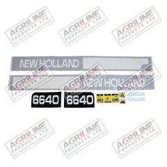 Decal Set - New Holland 6640 suitable for Ford &amp; Fordson -  