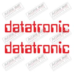 Door Decal (Pair) - Datatronic - Massey Ferguson suitable for Massey Ferguson -  
