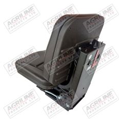 Low Back Narrow Mechanical Suspension Seat - Black
