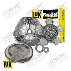 Clutch Kit With Bearings and Flywheel - LuK suitable for Massey Ferguson -  3701015M91 3701015M92 3909542M91