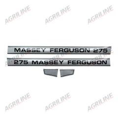 Decal Set - Massey Ferguson 275 suitable for Massey Ferguson -  1682425M1  1682426M1  3406983M91