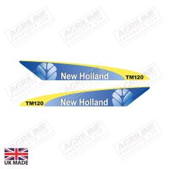 Decal Set - New Holland TM120 suitable for New Holland -  