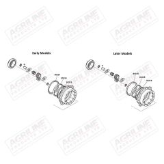 Inner Hub Seal (Inner) suitable for Massey Ferguson -  3428067M1