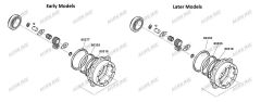 Inner Hub Seal (Outer) suitable for Massey Ferguson -  3019959X1  3426809M1  3429004X1
