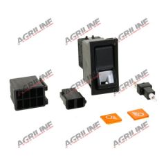 Rocker Switch Kit- Front Work Light suitable for Ford &amp; Fordson -  81868912  82013814  E9NN15R558AA