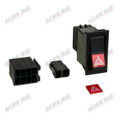 Rocker Switch Kit- Hazard Light suitable for Ford &amp; Fordson -  5150954  83952664  E4NN13A350AA