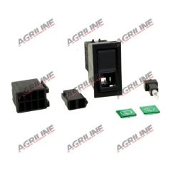 Rocker Switch Kit- Front &amp; Rear Wiper suitable for Ford &amp; Fordson -  